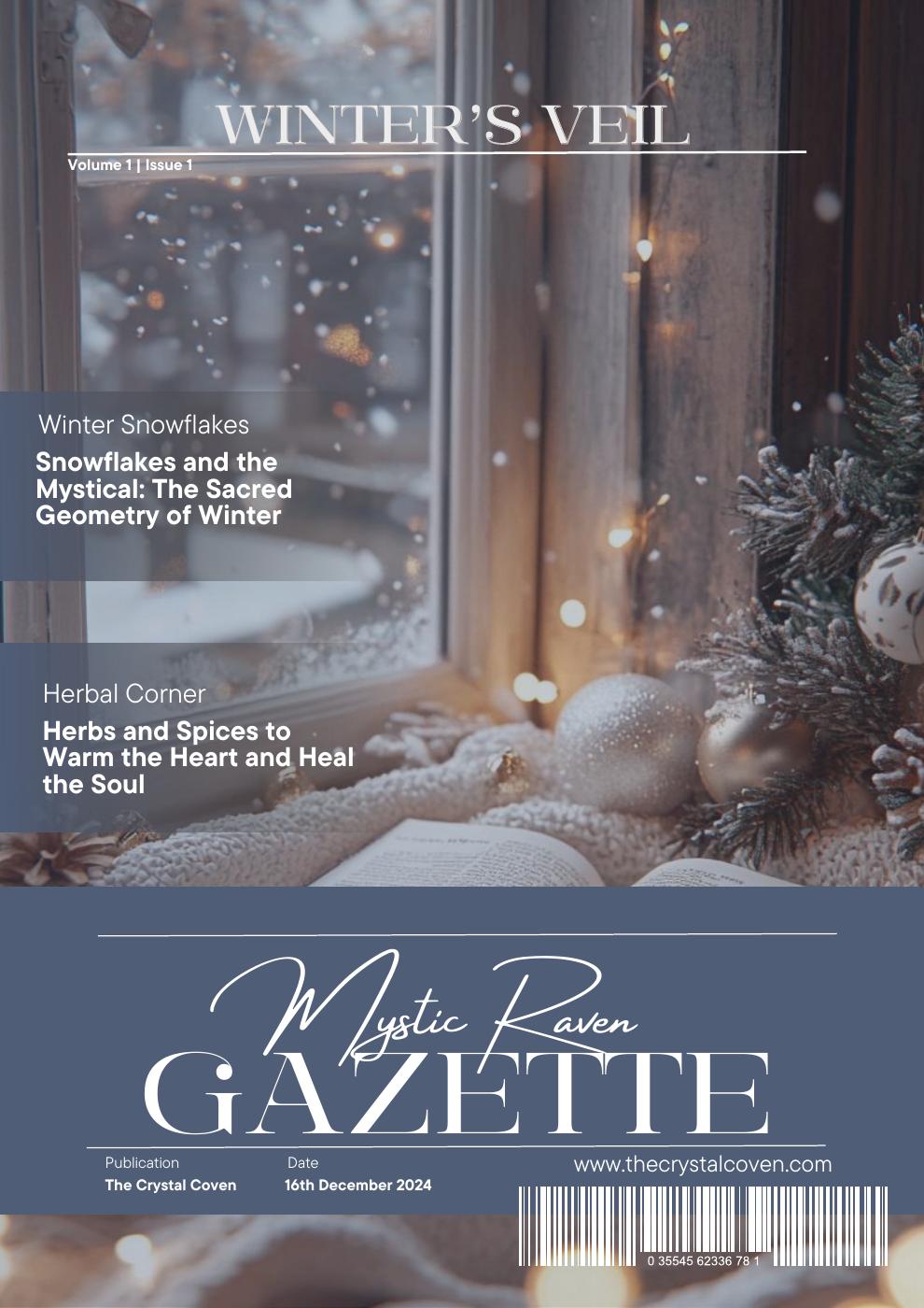 December 2024 – Mystic Raven Gazette Digital Magazine - The Crystal Coven